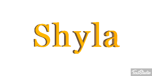Shyla Efekt tekstowy