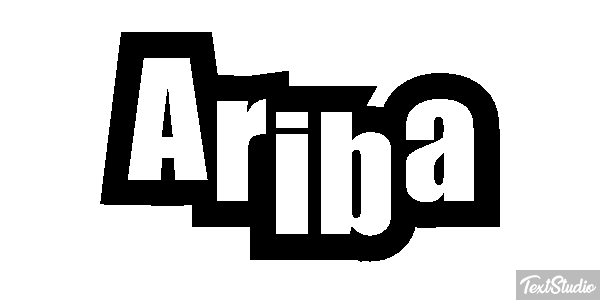 Ariba Effetto testo