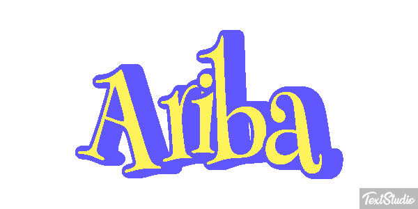Ariba Effetto testo