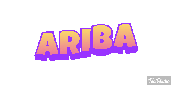Ariba Effetto testo