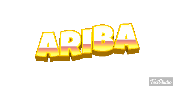 Ariba Effetto testo