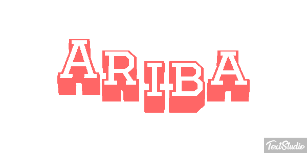 Ariba Effetto testo