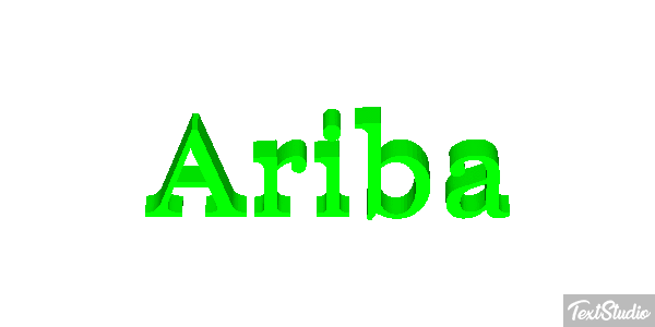 Ariba Effetto testo