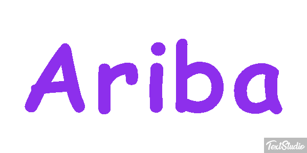 Ariba Effetto testo