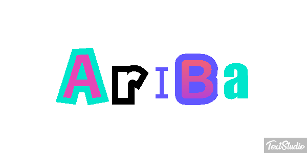 Ariba Effetto testo