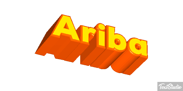 Ariba Effetto testo