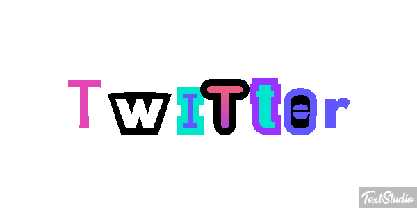 Twitter Metin efekti