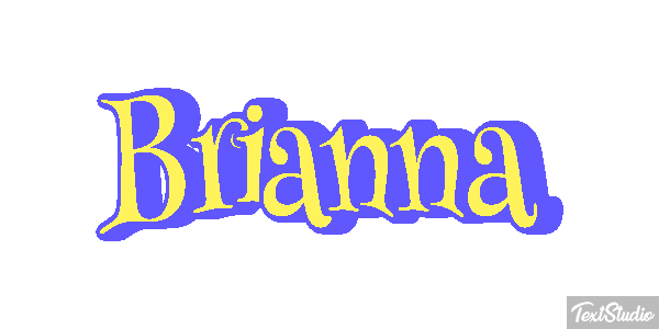 Brianna Text effect