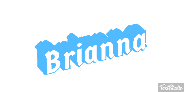 Brianna Text effect