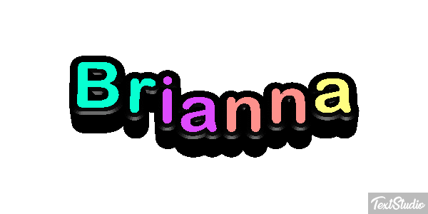 Brianna Text effect
