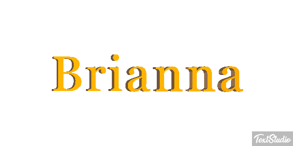 Brianna Text effect