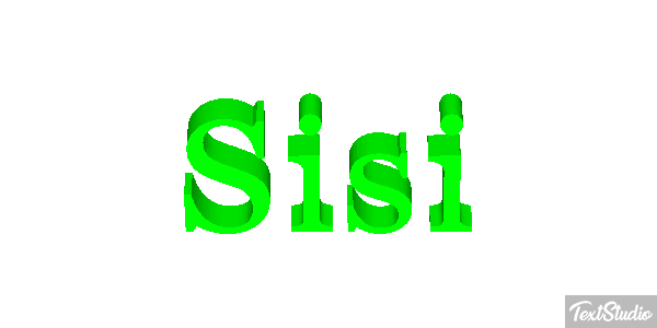 Sisi Text effect