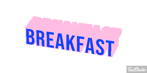 Breakfast Effetto testo