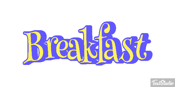 Breakfast Effetto testo