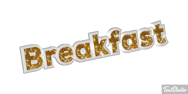 Breakfast Effetto testo