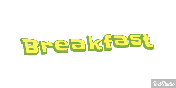 Breakfast Effetto testo