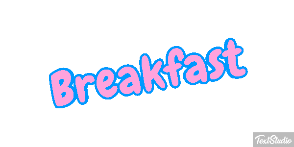 Breakfast Effetto testo