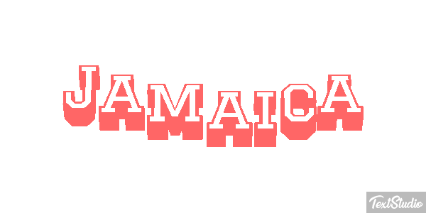 Jamaica Text effect