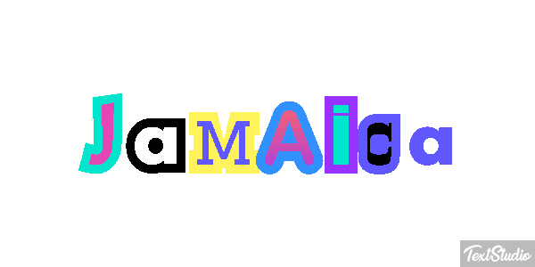 Jamaica Text effect