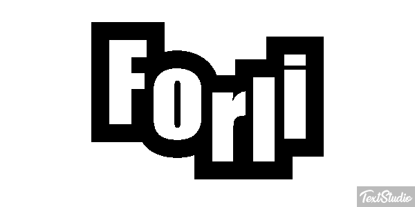 Forlì Effetto testo