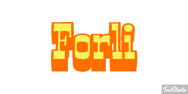 Forlì Effetto testo