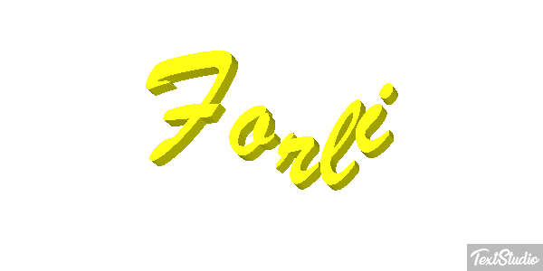 Forlì Effetto testo