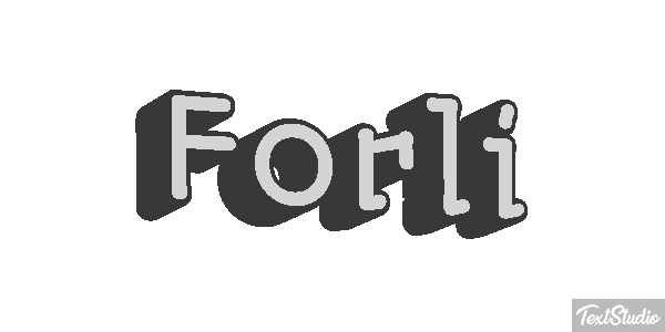 Forlì Effetto testo