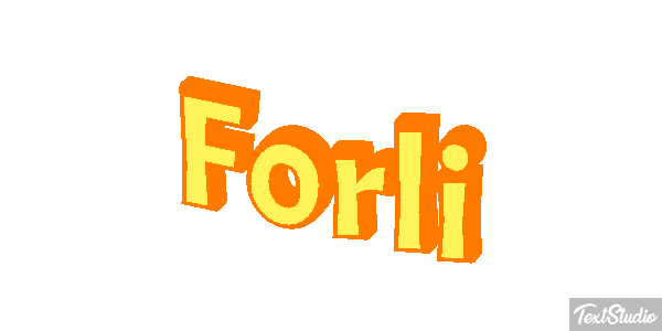 Forlì Effetto testo