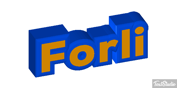 Forlì Effetto testo