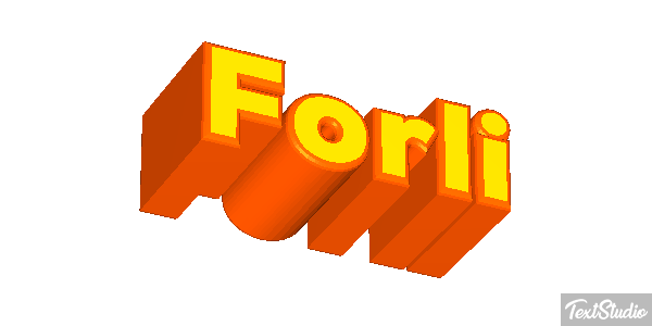 Forlì Effetto testo