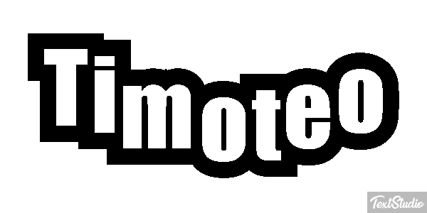 Timóteo Text effect