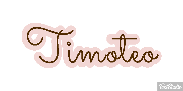 Timóteo Text effect