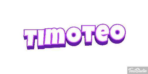 Timóteo Text effect