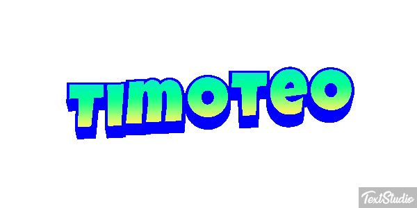 Timóteo Text effect