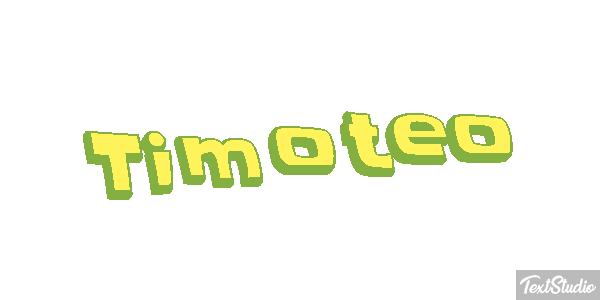 Timóteo Text effect