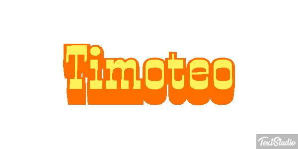 Timóteo Text effect