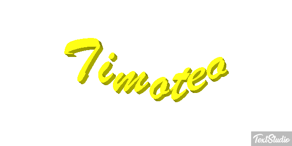 Timóteo Text effect