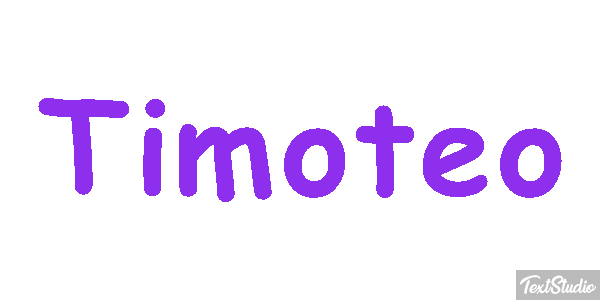 Timóteo Text effect
