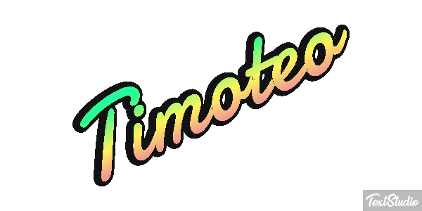 Timóteo Text effect