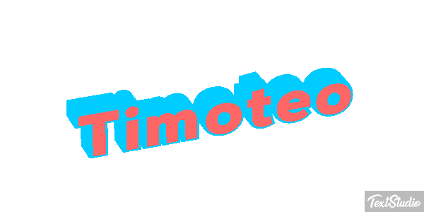 Timóteo Text effect