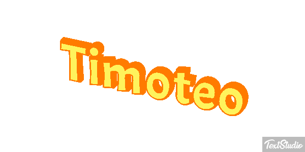 Timóteo Text effect