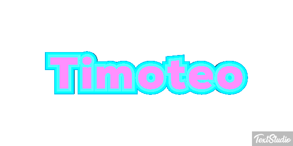 Timóteo Text effect