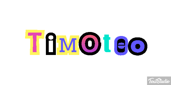 Timóteo Text effect