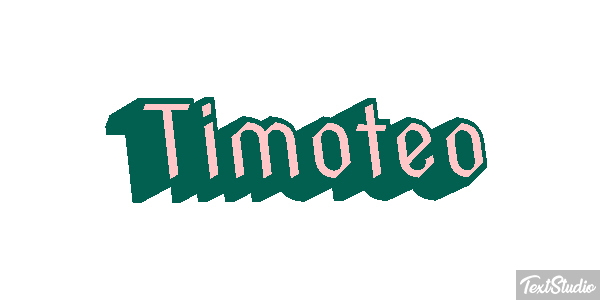 Timóteo Text effect