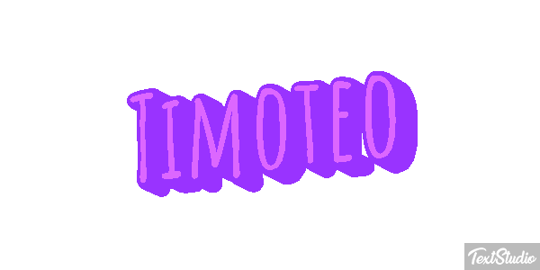 Timóteo Text effect