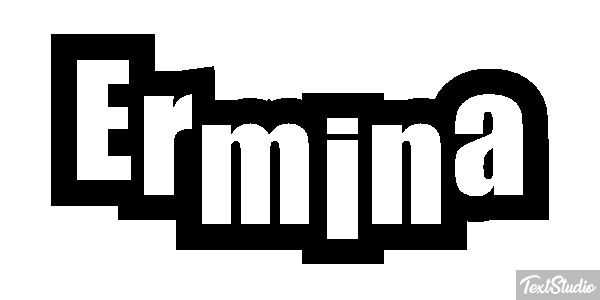 Ermina Effetto testo