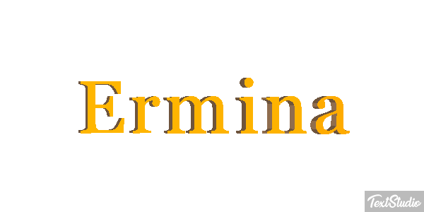 Ermina Effetto testo