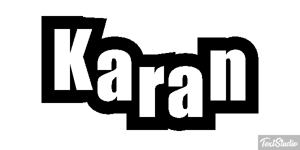 Karan Effet de texte