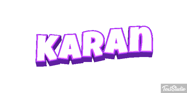 Karan Effet de texte