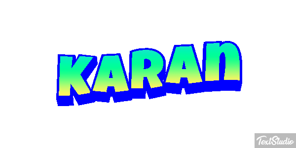 Karan Effet de texte